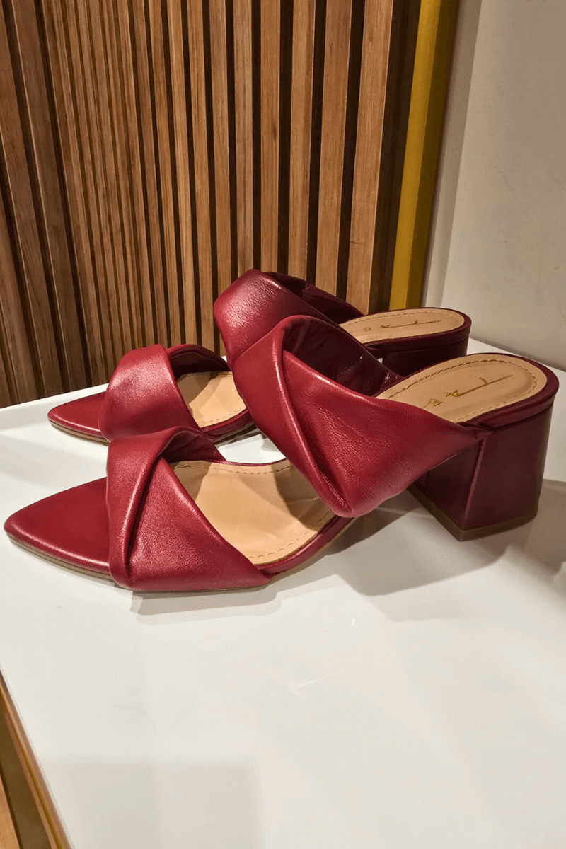 Tamanco Statement Vermelho