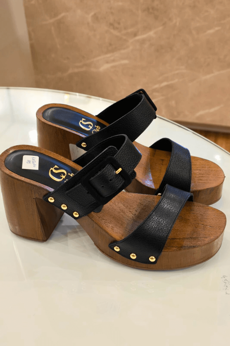 Tamanco Plataforma Vintage